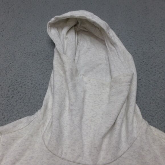 Nike Hoodie Womens XS Gray Sweatshirt Swoosh Pullover Lightweight High Neck - Picture 4 of 10